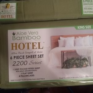 King / California King six-piece sheet set